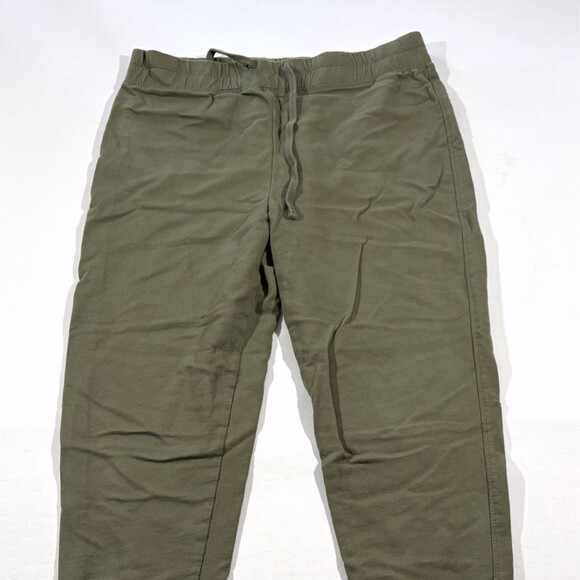 James Perse Womans Sweatpants Joggers Green French Terry WXAH1930CU Sz 3 L - Picture 2 of 11